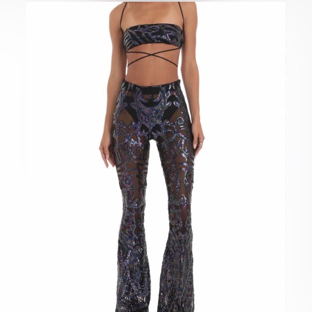 Iridescent Sequin Three Piece Set - Lucy in the sky